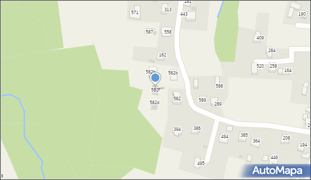 Tomaszkowice, Tomaszkowice, 582f, mapa Tomaszkowice