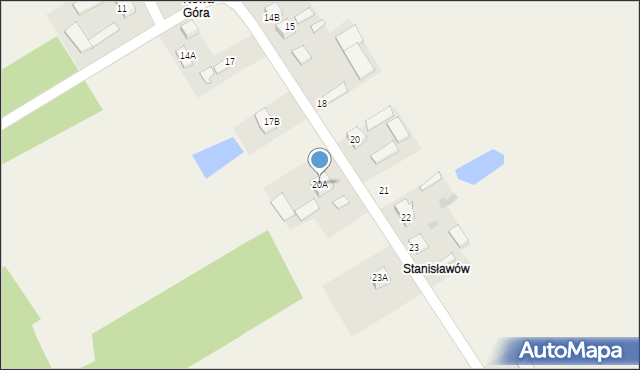 Tomaszów, Tomaszów, 20A, mapa Tomaszów