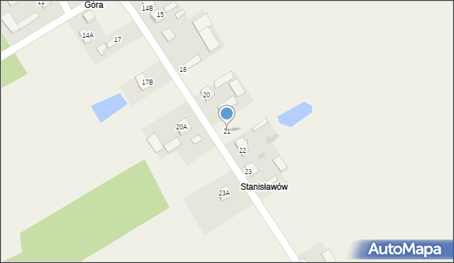 Tomaszów, Tomaszów, 21, mapa Tomaszów