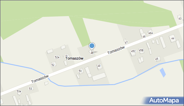 Tomaszów, Tomaszów, 48, mapa Tomaszów