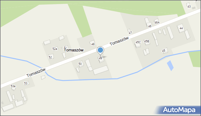 Tomaszów, Tomaszów, 49, mapa Tomaszów