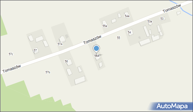 Tomaszów, Tomaszów, 56A, mapa Tomaszów