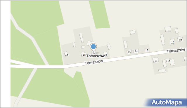 Tomaszów, Tomaszów, 17, mapa Tomaszów