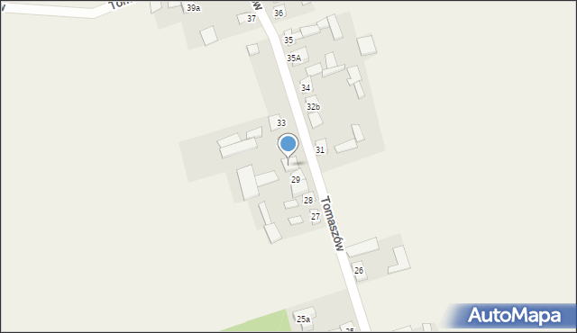 Tomaszów, Tomaszów, 30, mapa Tomaszów