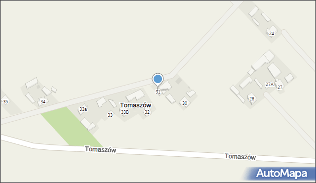 Tomaszów, Tomaszów, 31, mapa Tomaszów