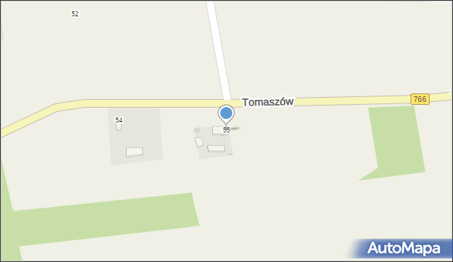 Tomaszów, Tomaszów, 55, mapa Tomaszów