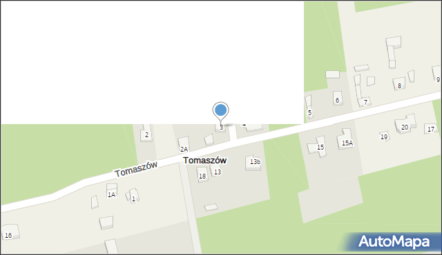 Tomaszów, Tomaszów, 3, mapa Tomaszów