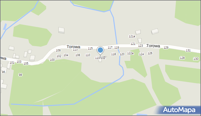 Tomaszów Mazowiecki, Torowa, 110/112, mapa Tomaszów Mazowiecki