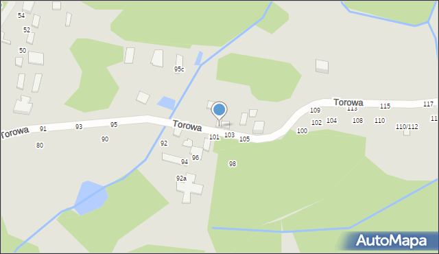 Tomaszów Mazowiecki, Torowa, 99/101, mapa Tomaszów Mazowiecki