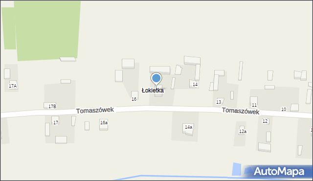 Tomaszówek, Tomaszówek, 15, mapa Tomaszówek