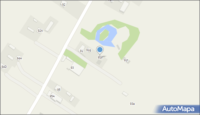 Tomaszowice, Tomaszowice, 91d, mapa Tomaszowice