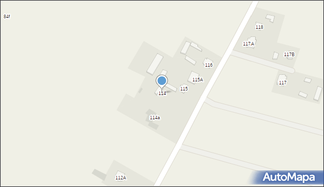Tomaszowice-Kolonia, Tomaszowice-Kolonia, 114, mapa Tomaszowice-Kolonia