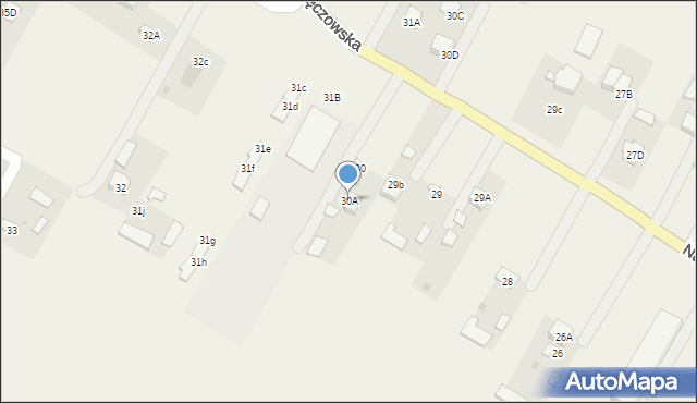 Tomaszowice-Kolonia, Tomaszowice-Kolonia, 30A, mapa Tomaszowice-Kolonia