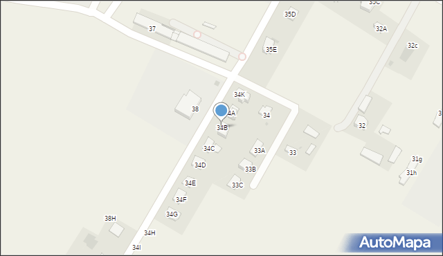 Tomaszowice-Kolonia, Tomaszowice-Kolonia, 34B, mapa Tomaszowice-Kolonia