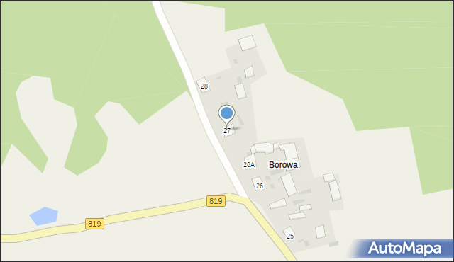 Tomaszówka, Tomaszówka, 27, mapa Tomaszówka