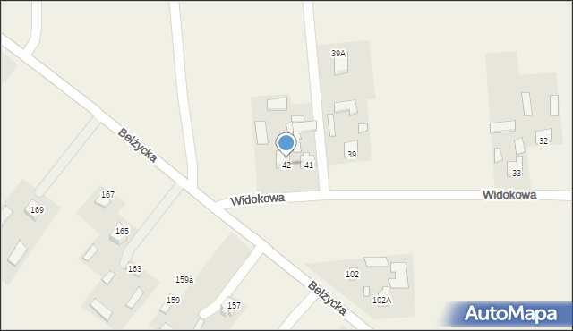 Tomaszówka, Tomaszówka, 42, mapa Tomaszówka