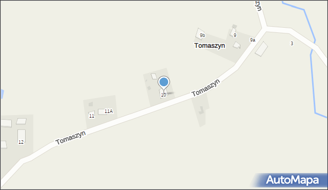 Tomaszyn, Tomaszyn, 10, mapa Tomaszyn