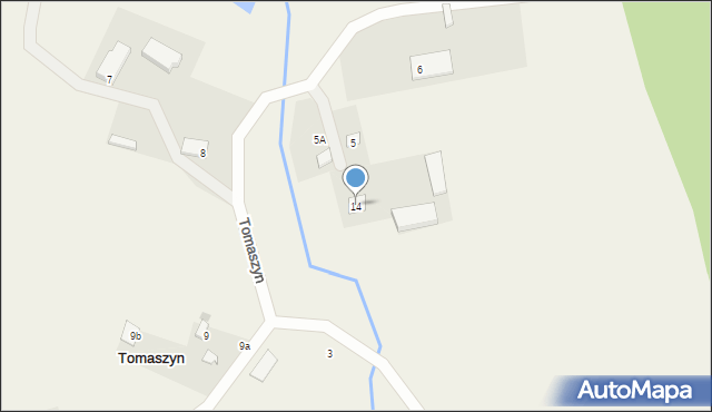 Tomaszyn, Tomaszyn, 14, mapa Tomaszyn