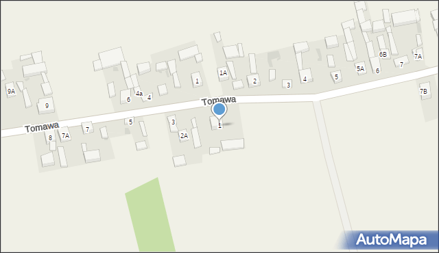 Tomawa, Tomawa, 1, mapa Tomawa