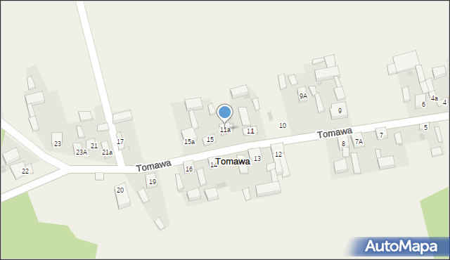 Tomawa, Tomawa, 11a, mapa Tomawa