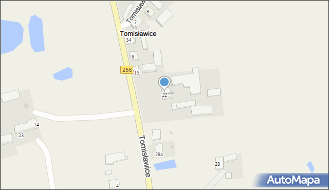 Tomisławice, Tomisławice, 12, mapa Tomisławice