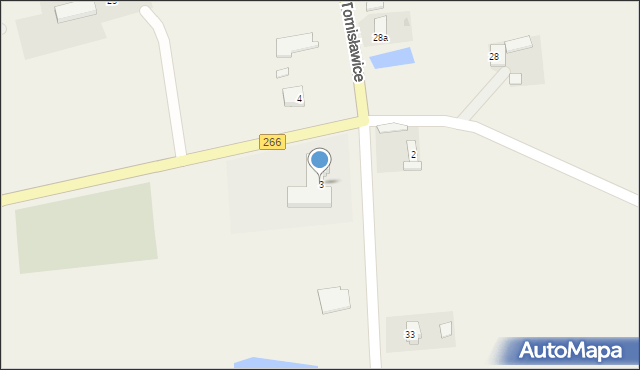 Tomisławice, Tomisławice, 3, mapa Tomisławice