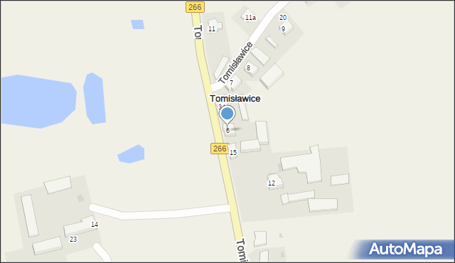 Tomisławice, Tomisławice, 6, mapa Tomisławice