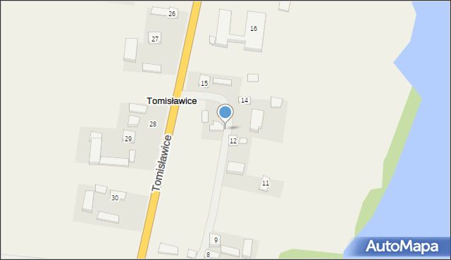 Tomisławice, Tomisławice, 13, mapa Tomisławice