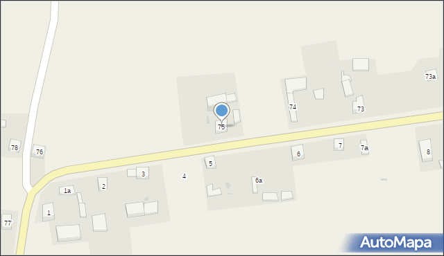 Tomiszowice, Tomiszowice, 75, mapa Tomiszowice