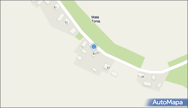 Tonia, Tonia, 83, mapa Tonia