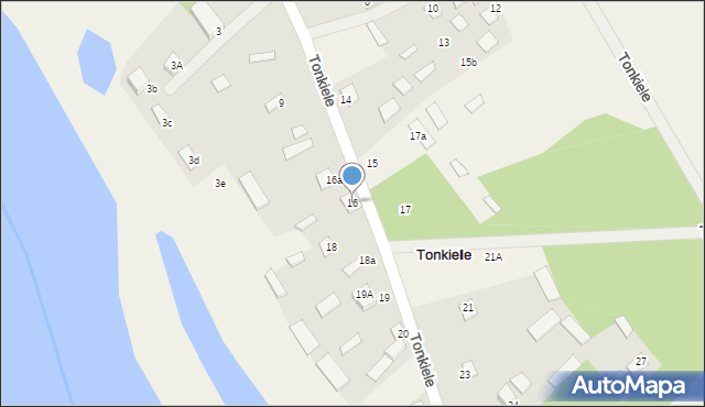 Tonkiele, Tonkiele, 16, mapa Tonkiele