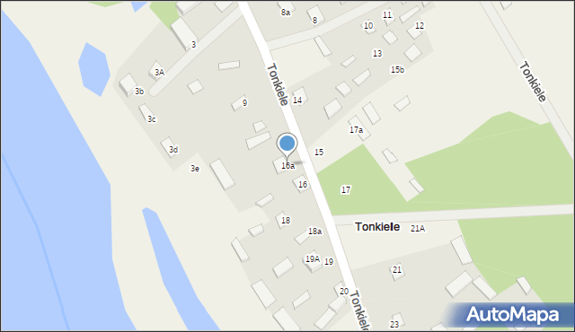 Tonkiele, Tonkiele, 16a, mapa Tonkiele