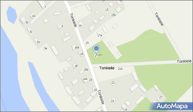 Tonkiele, Tonkiele, 17, mapa Tonkiele