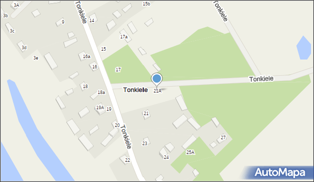 Tonkiele, Tonkiele, 21A, mapa Tonkiele