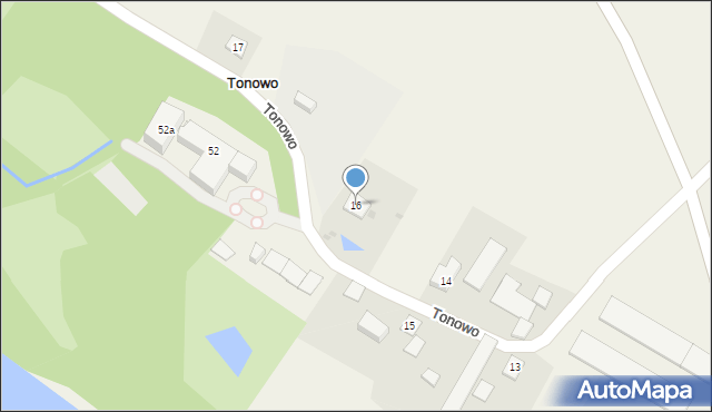 Tonowo, Tonowo, 16, mapa Tonowo