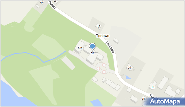 Tonowo, Tonowo, 52, mapa Tonowo