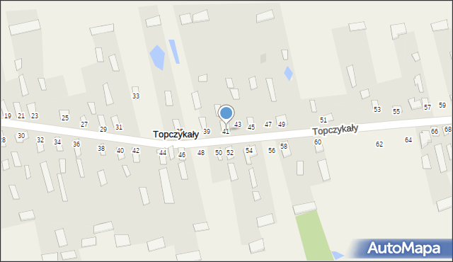 Topczykały, Topczykały, 41, mapa Topczykały