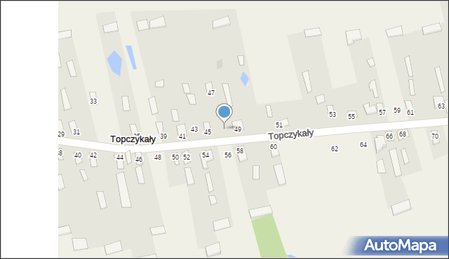 Topczykały, Topczykały, 47, mapa Topczykały