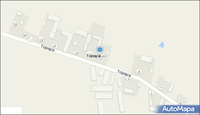 Topiąca, Topiąca, 9, mapa Topiąca