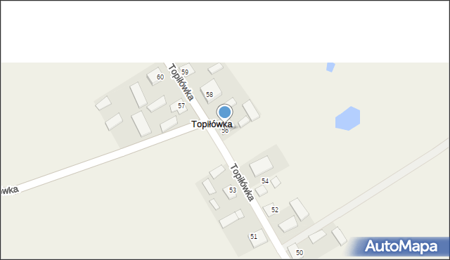 Topiłówka, Topiłówka, 56, mapa Topiłówka