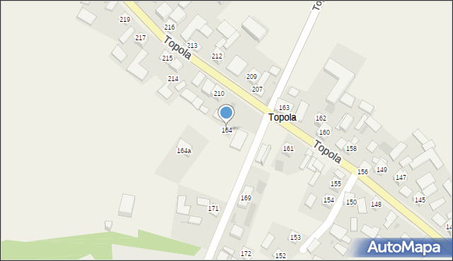 Topola, Topola, 164, mapa Topola