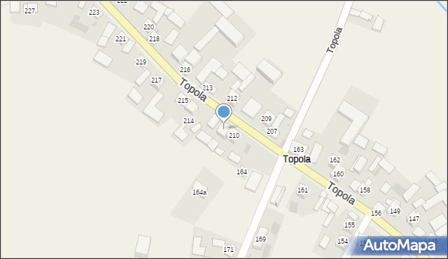 Topola, Topola, 211, mapa Topola
