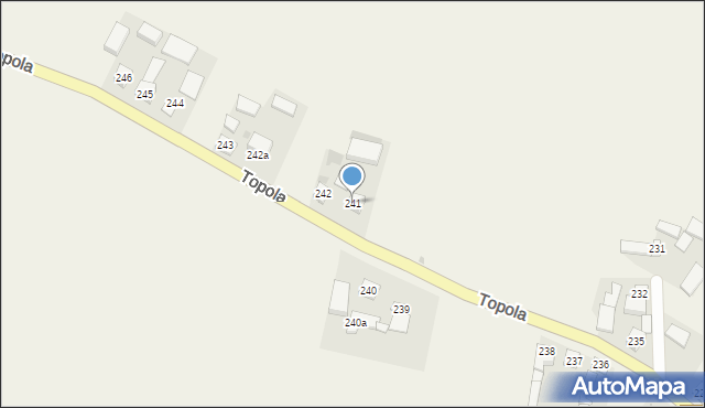 Topola, Topola, 241, mapa Topola