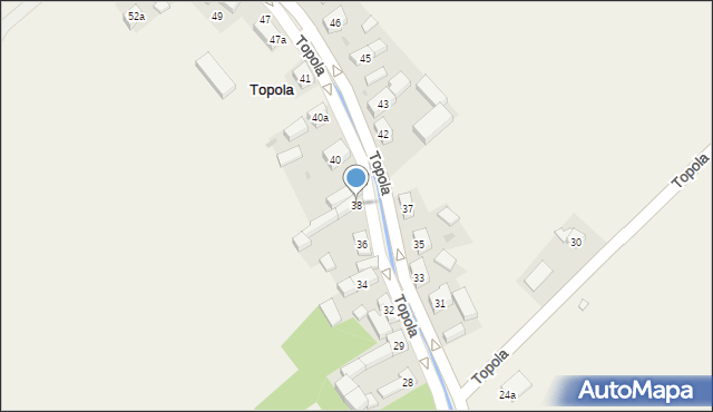 Topola, Topola, 38, mapa Topola