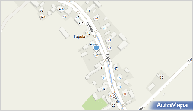 Topola, Topola, 40, mapa Topola