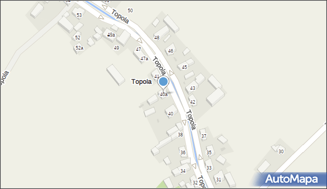 Topola, Topola, 40a, mapa Topola