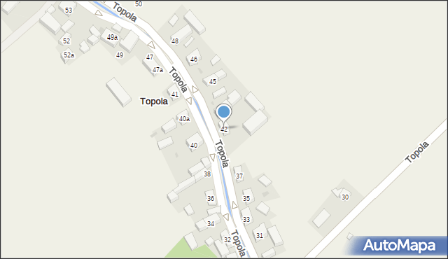 Topola, Topola, 42, mapa Topola