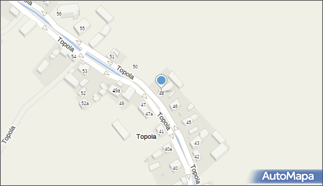 Topola, Topola, 48, mapa Topola