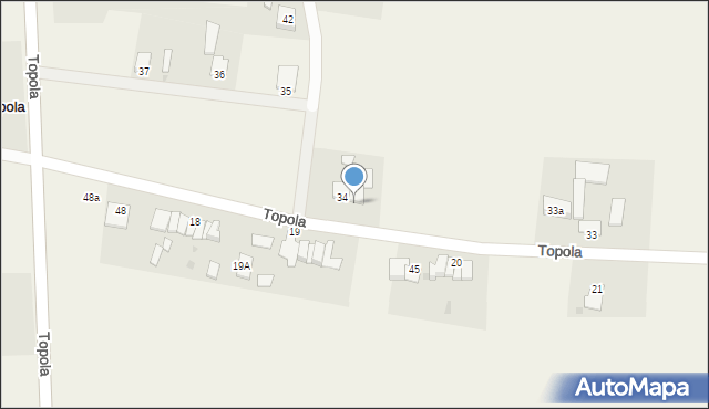Topola, Topola, 34A, mapa Topola