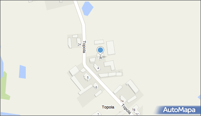 Topola, Topola, 3b, mapa Topola